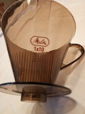Melitta Kaffeefilter 1x10 Gastro großer Filter Schnellfilter Plastik Braun Gut 