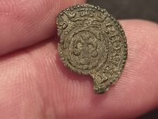 Mittelalterliche unerforschte Kupfer gehämmerte beschädigte Münze. Bitte Beschreibung lesen LA27