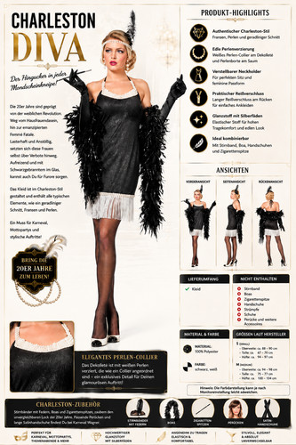 Charleston kleid damen 20er - damen,