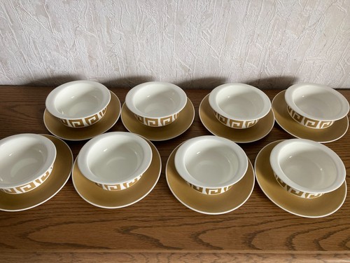 Old gold bone china - old,