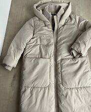 NEU Esprit Damen Steppmantel Mantel Größe L / 42 Kapuze Oversize Beige Premium