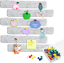 6 Stück Pinnwand Kork, Filz Memo Tafeln Korkplatte, Selbstklebendes Kleines Kork