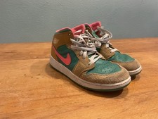 Nike Air Jordan 1 Mid GS Grün Orange DX4365-700 Gr:38