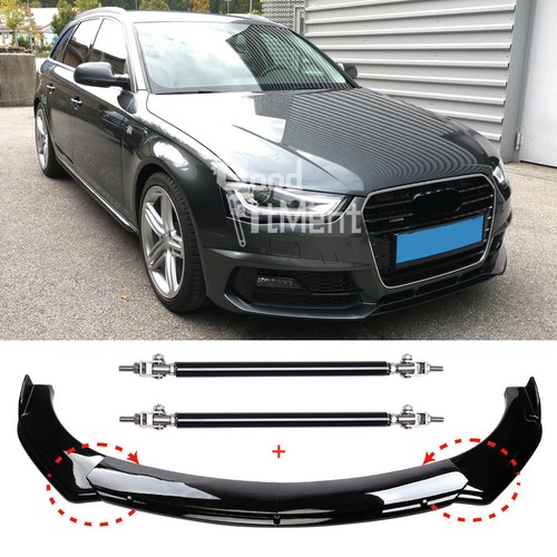 Glänzend schwarz frontspoiler - glänzend,