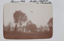 Foto AK - Frankreich Fesselballon bei Annœullin - 1.WK