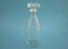 Karaffe / Decanter - Glas / 925er Silber - Birmingham 1928 - 27,5 cm - M8291