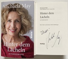 Michaela May signiert Buch Original Unterschrift Signatur Autogramm Signed