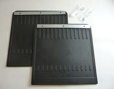 2 Schmutzfänger Schmutzlappen Spritzschutz LKW Gummi 300x300 mm  30 x 30 cm