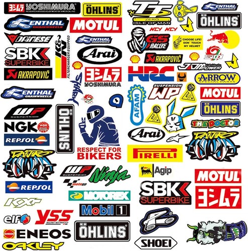 Teiliges sticker motorrad - 90-teiliges,
