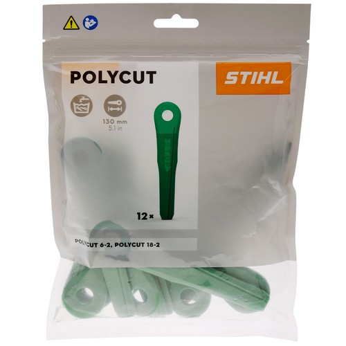 12x stihl kunststoffmesser - 12x,
