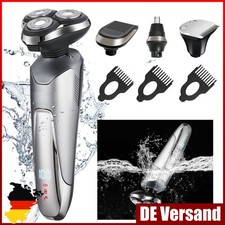 4 In 1 Elektrorasierer Herrenrasierer Akku Rasierer Nass & Trocken Rasierapparat