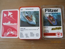 altes Quartett "Flitzer - Renn- und Sportboote" von ASS (1971)