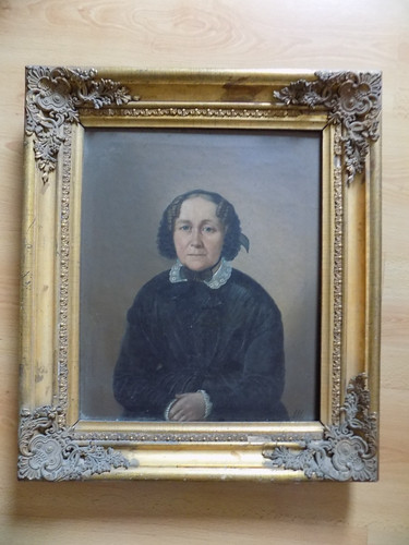 Biedermeier portrait dame - dame, frau