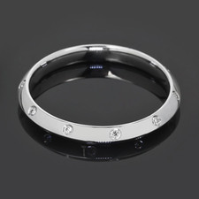 18 Karat Weißgold Ehering