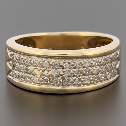 Cluster diamantring kt - 9,
