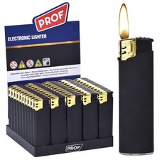 50 x Feuerzeuge Black Rubber