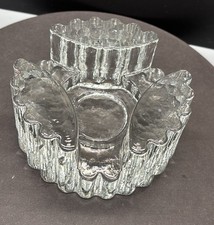 Kleines Mid Century Block Glas