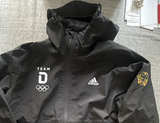 adidas Regen/Laufjacke Olympia Germany Nationalmannschaft DLV Gr. M NEU