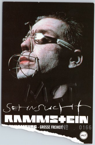 Rammstein ticket 1997 - 1997,