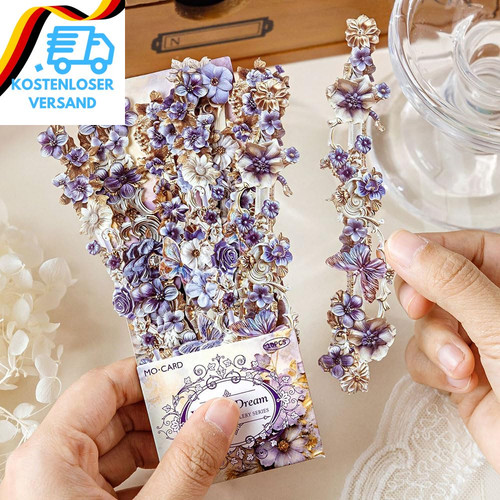 Vintage blumen sticker 60er - blumen,