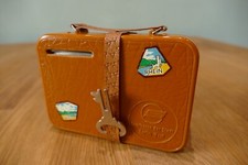 Alte SPARDOSE "Koffer"  Sparkasse West Berlin 50er Jahre mit Schlüssel