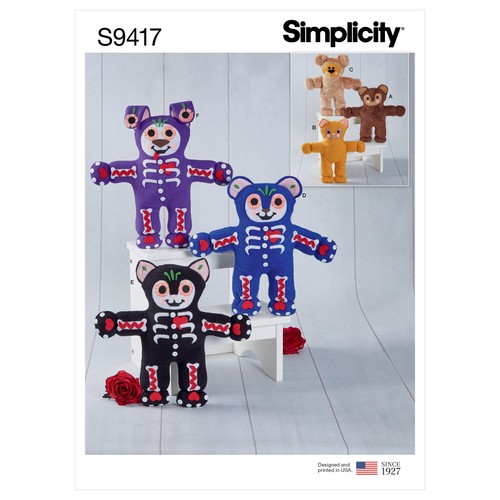 Simplicity 9417 genähte tiere - simplicity,
