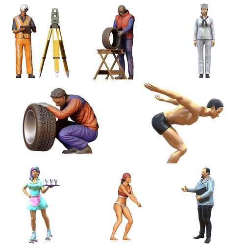 Figuren - 1:32, (5,8cm)