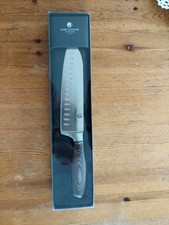 Chef Cuisine Santoku Messer Edelstahl Pakka-Holz Neu