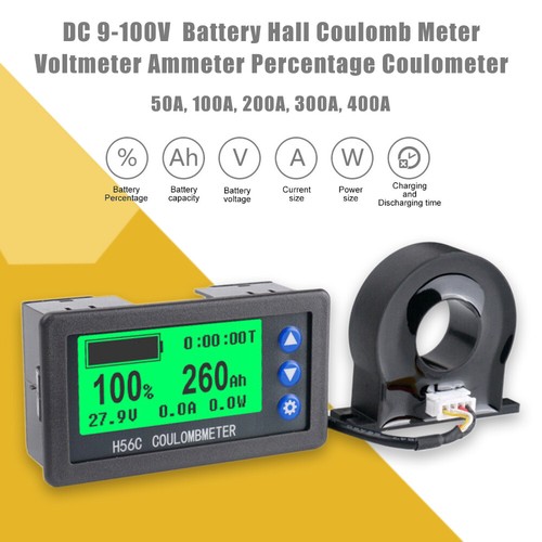 100v batteriemonitor hall - dc,