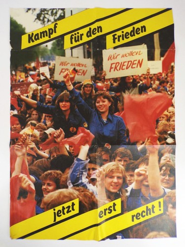 Ddr plakat fdj kampf - plakat,