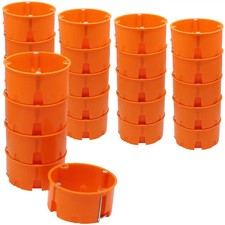 25x KAISER 9061-00 Hohlwand Elektroinstallation Gerätedose, Tiefe 35mm, orange