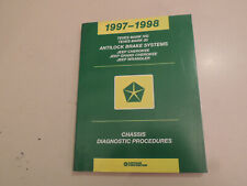 Diagnostic manual Diag Werkstatthandbuch 1997-1998 Jeep Wrangler Grand Cherokee