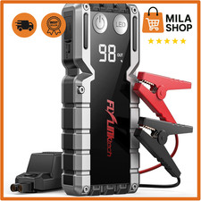 FLYLINKTECH Starthilfe 7000A – Powerbank für 9.0L Benzin & 8.0L Diesel (CF900)