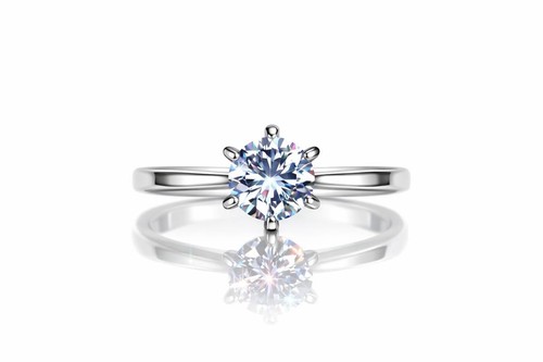 Eleganter damenring silber - eleganter,