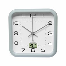 Funk-Wanduhr Weiß Analog &