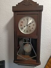 Karl Lauffer Wanduhr + Originaldokument. Zeitraum Zweiter Weltkrieg. 