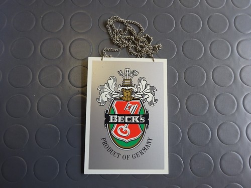 Becks zapfhahnschild bh3 - zapfhahnschild,