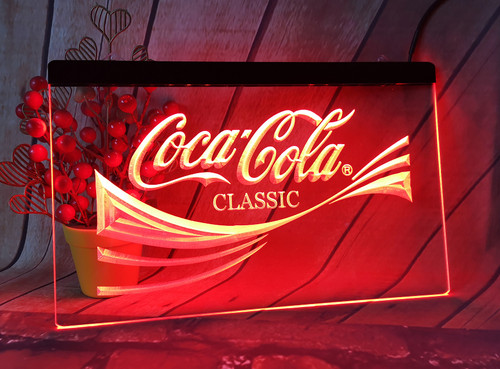 Led neonlicht schild von - neonlicht, coca