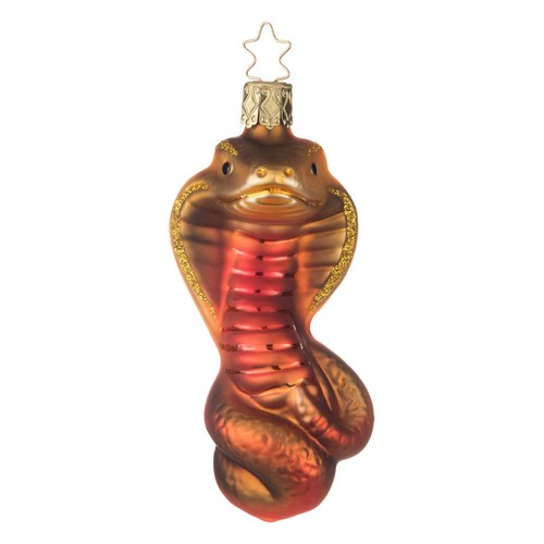 Christbaumkugel figur kobra - christbaumkugel, "kobra"