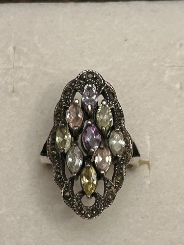 Vintage navette ring damen - navette,