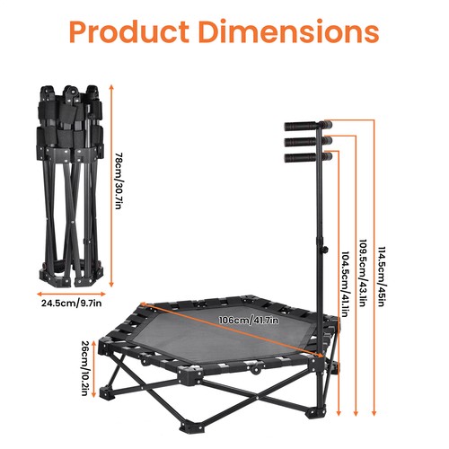 Mini trampolin faltbar - mini, fitness