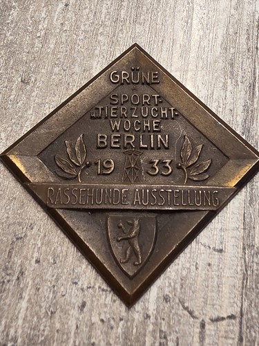 Plakette tierzucht woche - plakette,
