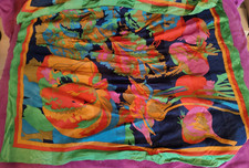 Christian Fischbacher Seidentuch Seidenschal 85 x 85 cm