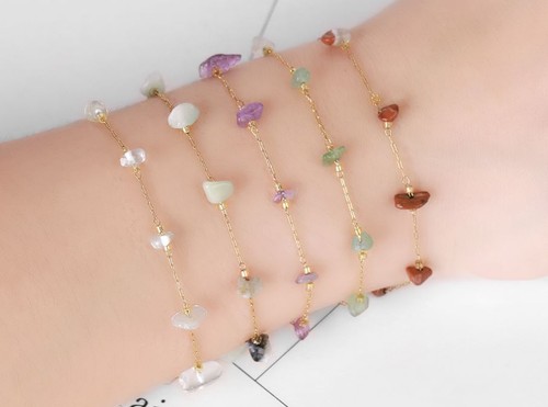 Damen armband steine lila - damen,