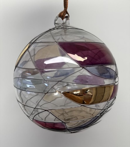 Vintage glaskugel 15cm - vintage,