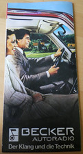 vintage BECKER Autoradio Monza