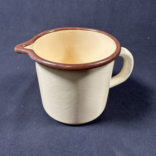 Vintage emaille milchtopf - vintage,
