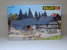 Faller Spur N 2360 Dreiseit-Hof Bauernhof Gebäude Farm Bausatz unbenutzt in OVP