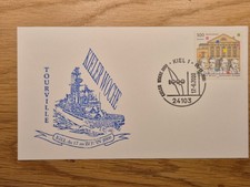 Postkarte mit Schiffsstempel