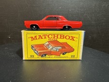 Matchbox RW 22C Pontiac Sports Coupe rot E1 Box mit rotem Modell